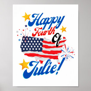 Poster Joyeux 4 Juillet Juillet 4 Jour de l'Indépendance 