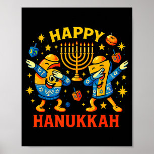 Poster Joyeux 67 Hanukkah drôle de conception de mème de
