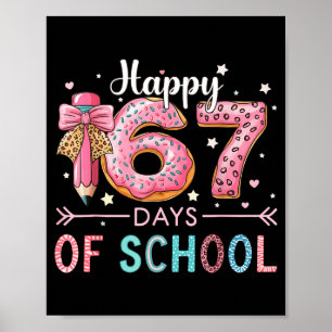 Poster Joyeux 67 Jours D'École Six Sept Meme Garçon Fille