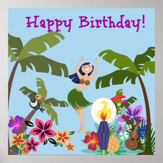 Poster Joyeux anniversaire (Devant)