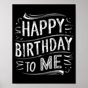Poster Joyeux anniversaire aux hommes et femmes drôles de