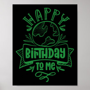 Poster Joyeux Anniversaire Pour Moi Sauver Conservation J
