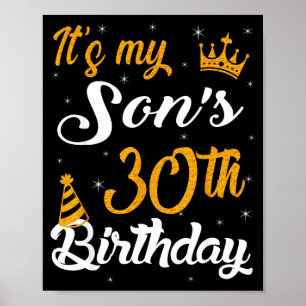 Poster Joyeux C'est les 30 ans de mon fils 1995 30 ans