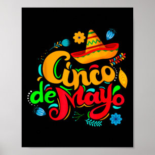Poster Joyeux Cinco De Mayo Hommes Femmes Enfants 5 De Ma