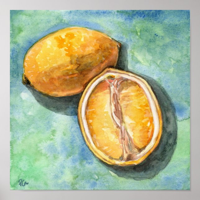 Poster Joyeux citron (Devant)