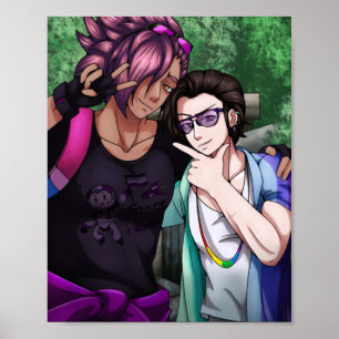 Poster Joyeux Couple (Mois de la Fierté)