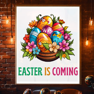Poster Joyeux Eggster - Chasse aux oeufs de Pâques
