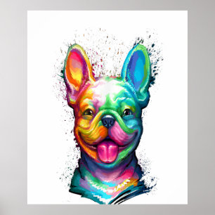 Poster Joyeux French Bulldog