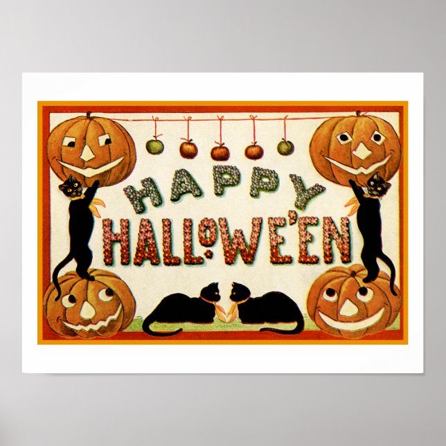 Poster Joyeux Halloween (Devant)