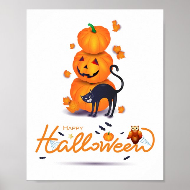 Poster Joyeux Halloween ! (Devant)