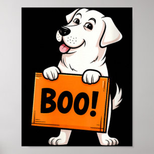 Poster Joyeux Halloween Femme Chien Dachshund Papa Dogue