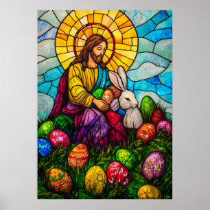 Poster Joyeux Jésus-Christ de Pâques