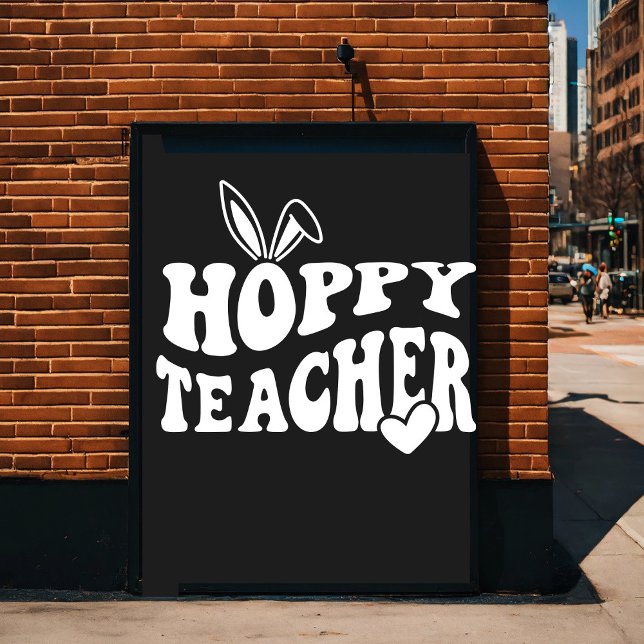 Poster Joyeux Jour de Pâques - Oeuf de Pâques Kawai (Créateur téléchargé)