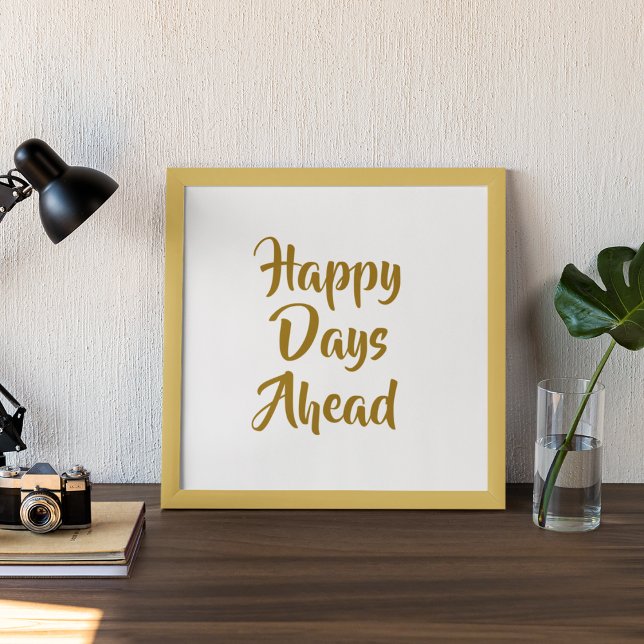 Poster Joyeux Jours à venir (Happy Days Ahead)