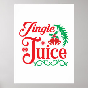 Poster Joyeux Joyeux Jus de Jingle Joyeux