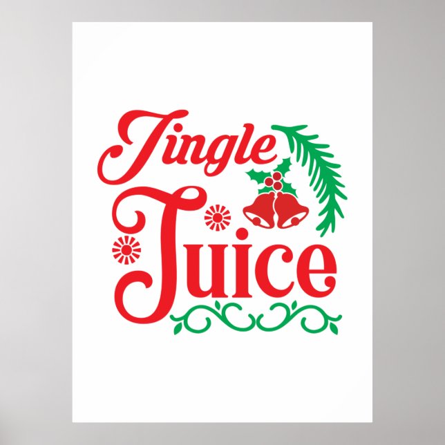 Poster Joyeux Joyeux Jus de Jingle Joyeux (Devant)