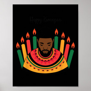 Poster Joyeux Kwanzaa Jour Kwanzaa Célébration Idées Unit