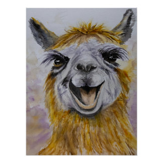 Poster Joyeux Lama