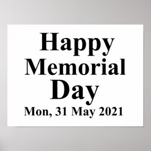 Poster Joyeux Memorial Day