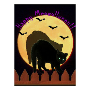 Poster Joyeux Meowolleen
