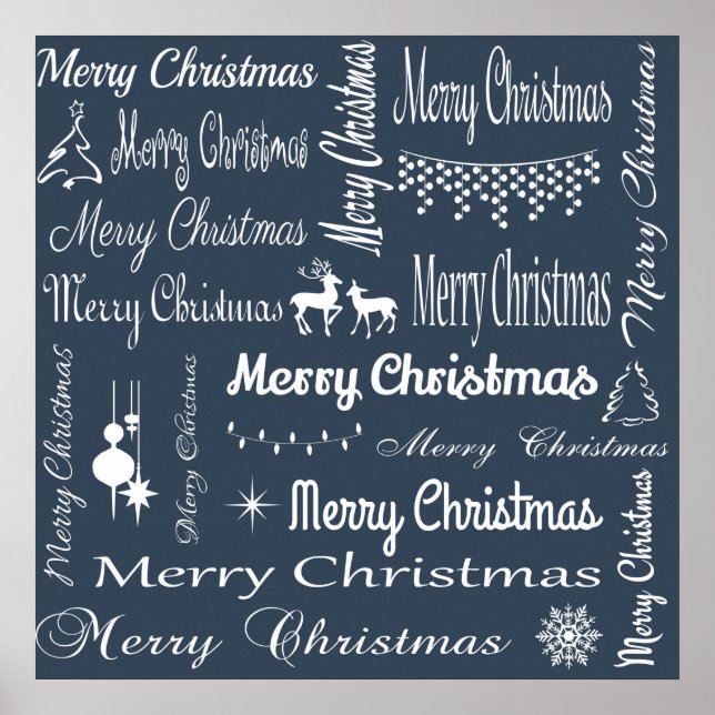 Poster Joyeux Noël (Devant)