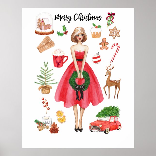 Poster Joyeux Noël (Devant)