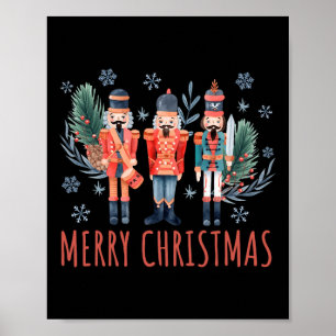 Poster Joyeux Noël Casse-Noisette Ballet Festivals Hommes