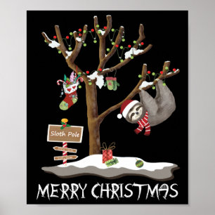Poster JOYEUX NOËL des vacances de POLONAIS de PARESSE