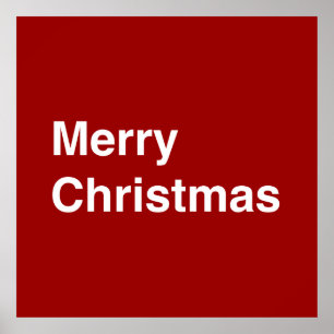 Poster Joyeux Noël helvetica