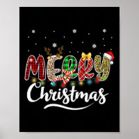 Joyeux Noël Rouge Père Noël Chapeau Reindeer Famil