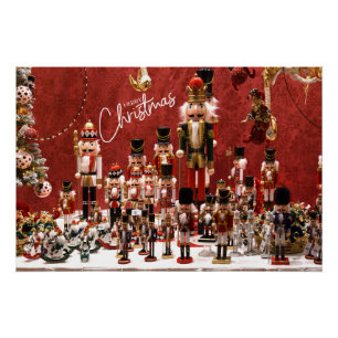Poster Joyeux noisettes de Noël