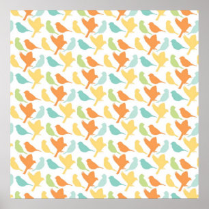 Poster Joyeux Oiseaux