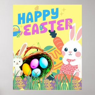 Poster Joyeux Pâques