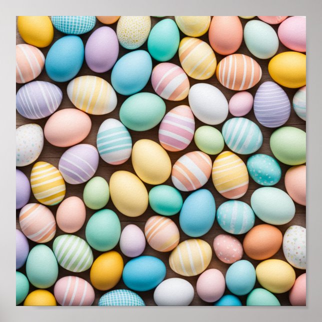 Poster Joyeux Pâques (Devant)