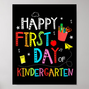 Poster Joyeux premier jour de maternelle Ck à l'école Ens