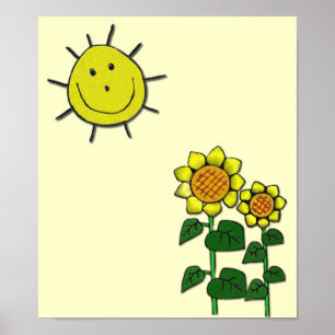 Poster Joyeux soleil