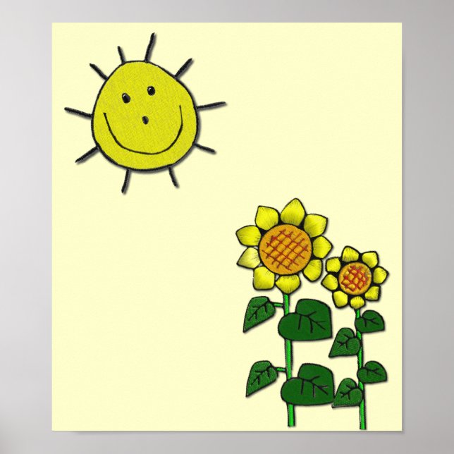 Poster Joyeux soleil (Devant)