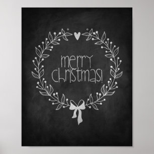 Poster joyeux tableau de bord de Noël