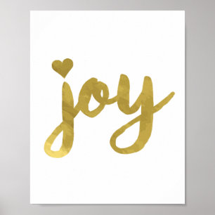 Poster Joyful Joyful J'ai la joie plein de Joy Gold Art