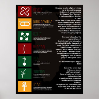 Poster Joyous Kwanzaa