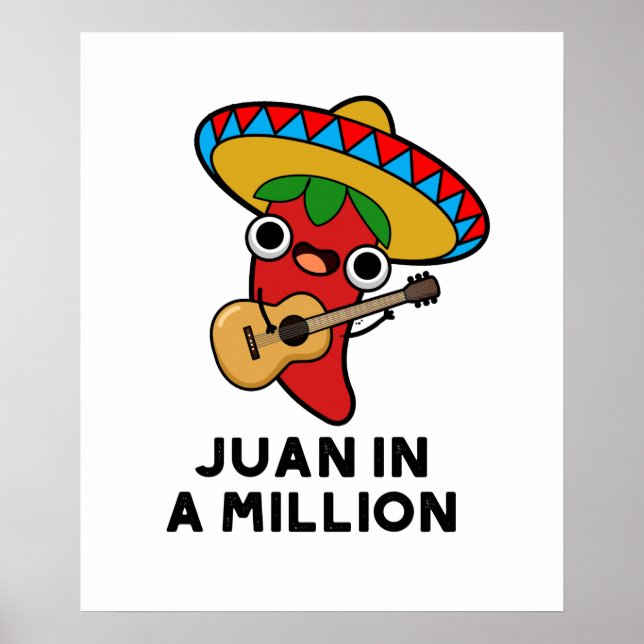 Poster Juan Dans Un Million Funky Mexicain Chili Pun (Devant)