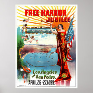 Poster Jubilé du port libre 1899