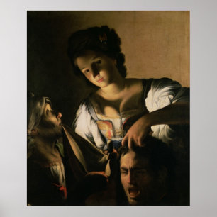 Poster Judith à la tête d'Holofernes, 1615