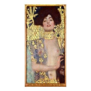 Poster Judith Avec Les Holofernes De Tête De Gustav Klimt