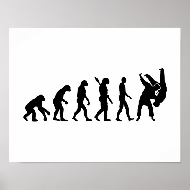 Poster Judo de l'évolution (Devant)