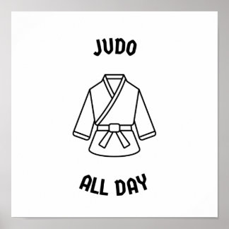 Poster Judo toute la journée