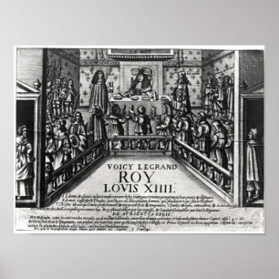 Poster Juge de administration de Louis XIV