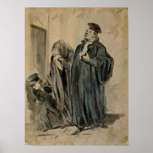 Poster Juge, femme et enfant