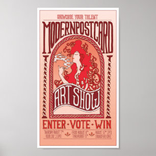 Poster - Jugendstil Talent Poster