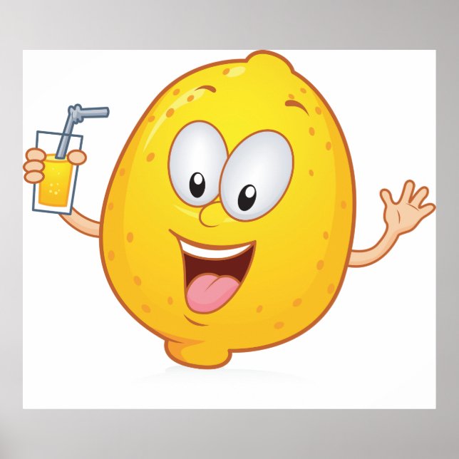 Poster Juicy Lemon (Devant)